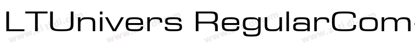 LTUnivers RegularCom字体转换